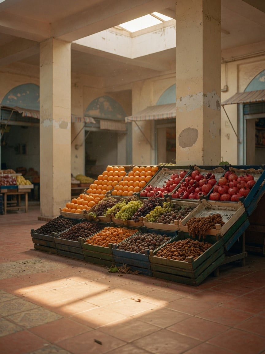A stall at a covered bazaar