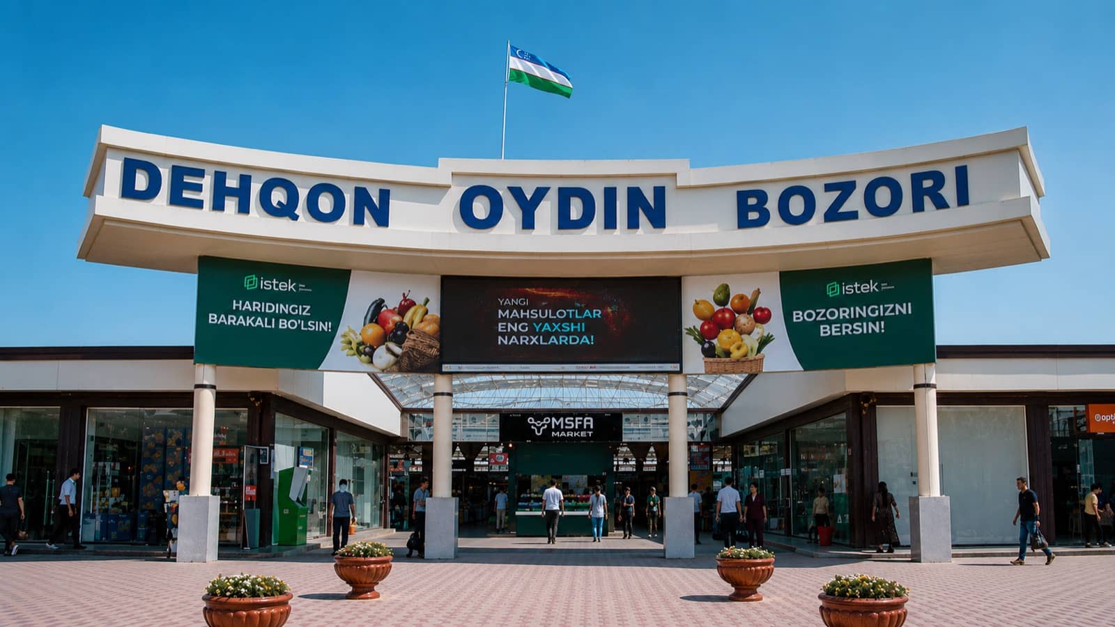 Oydin Dehqon Bozori — Almalyk's central marketplace